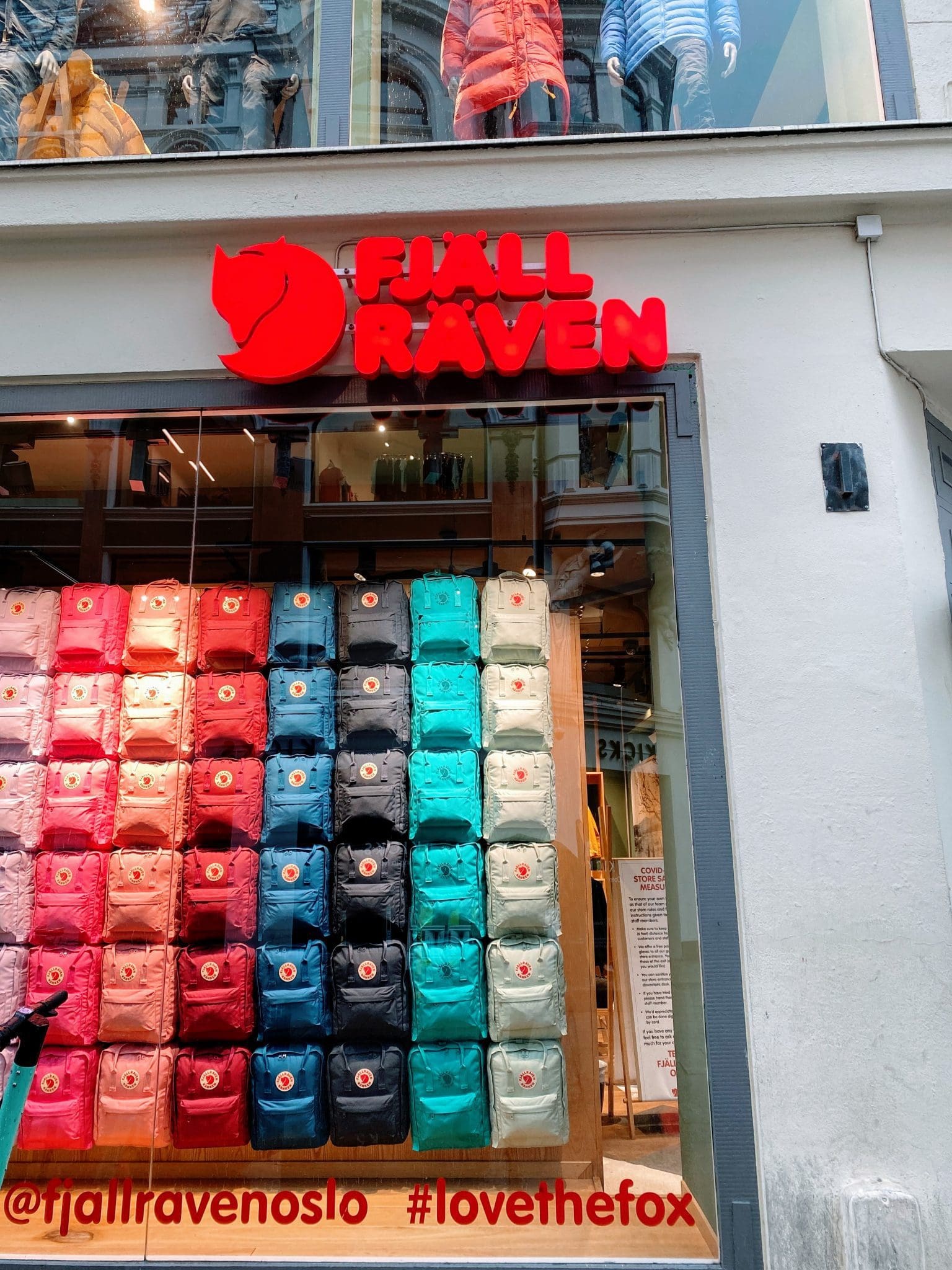 Fjällräven Oslo i sentrum