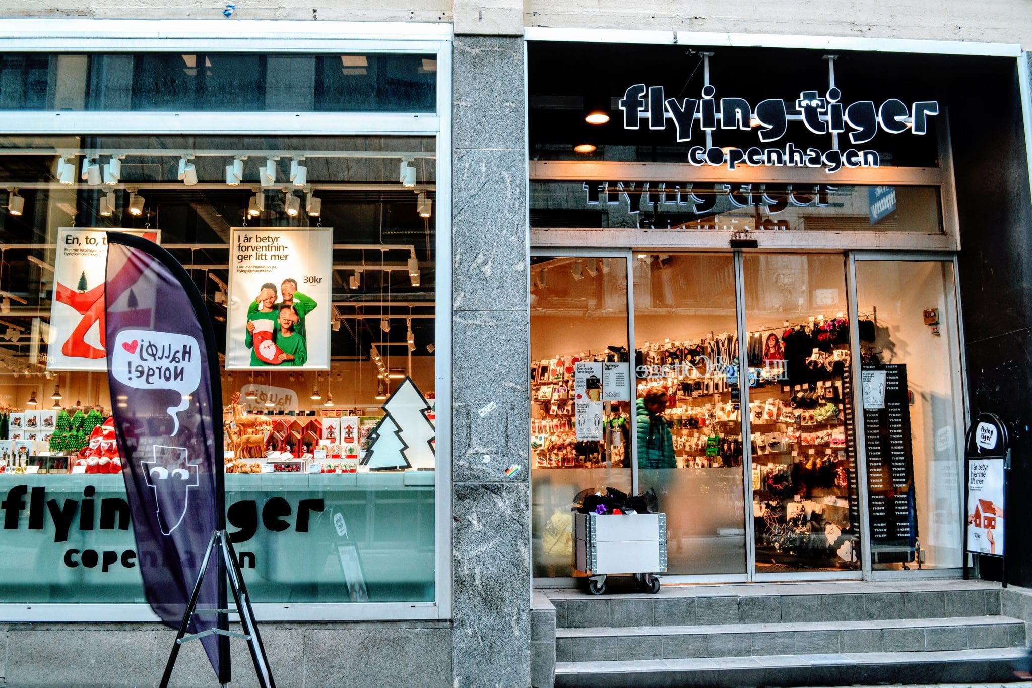Flying Tiger Copenhagen Oslo i sentrum