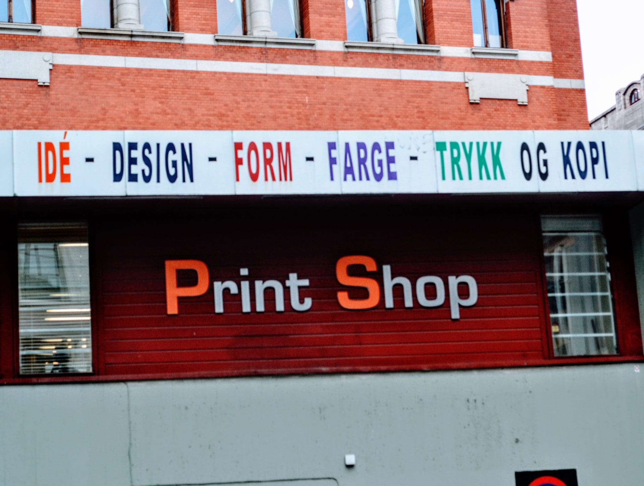 Print Shop Oslo i sentrum